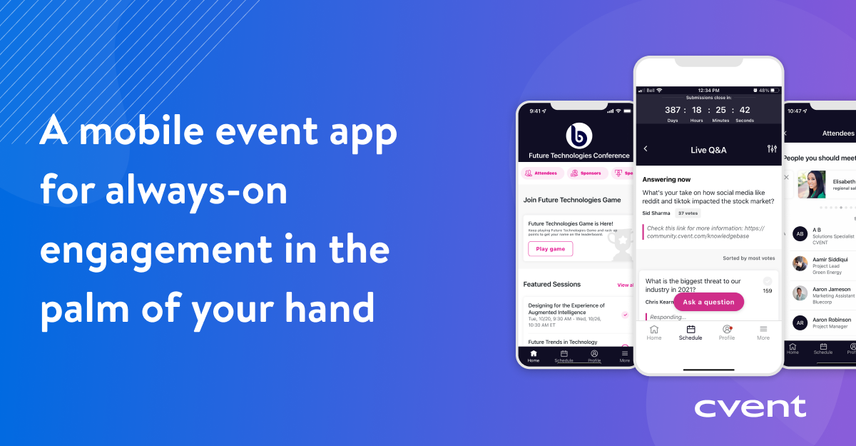 Create personalized event experiences with the Attendee Hub Event App