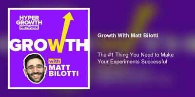The #1 Thing You Need to Make Your Experiments Successful