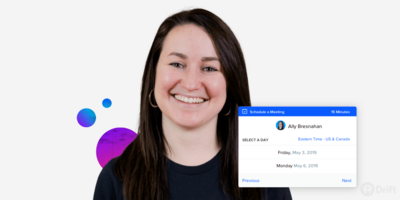Send Qualified Meetings to Your AEs, No Chatting Required. Introducing Drift Meetings.