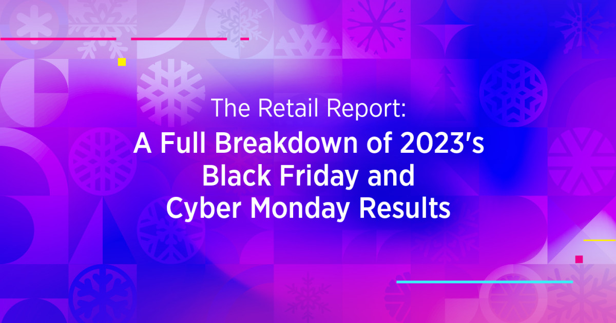 2023's Black Friday and Cyber Monday Results