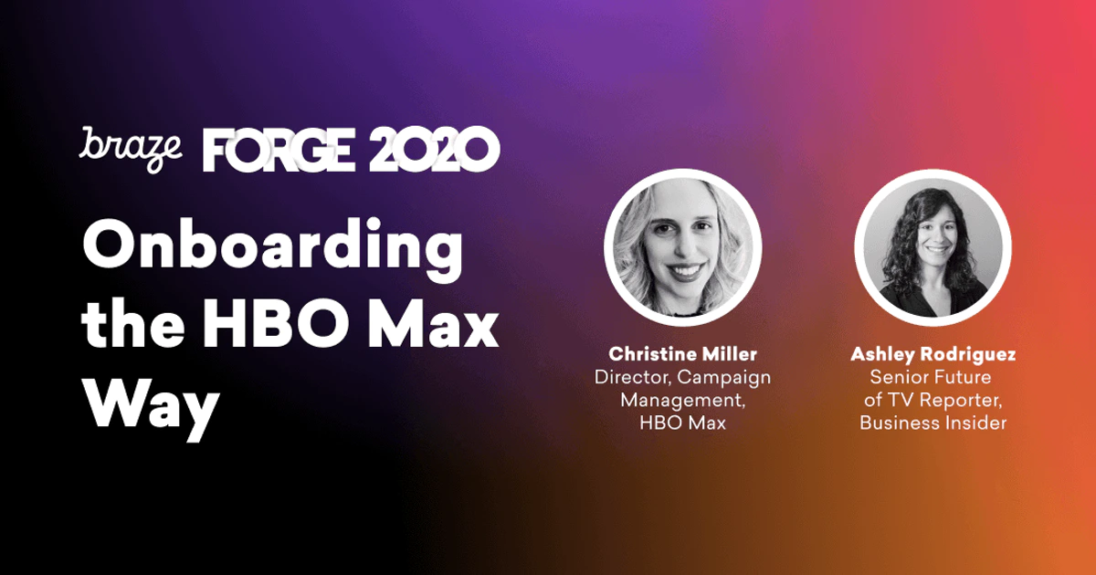 FORGE 2020: Onboarding the HBO Max Way