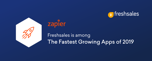 Zapier names Freshsales among the fastest growing apps of 2019 - Freshworks CRM Blog