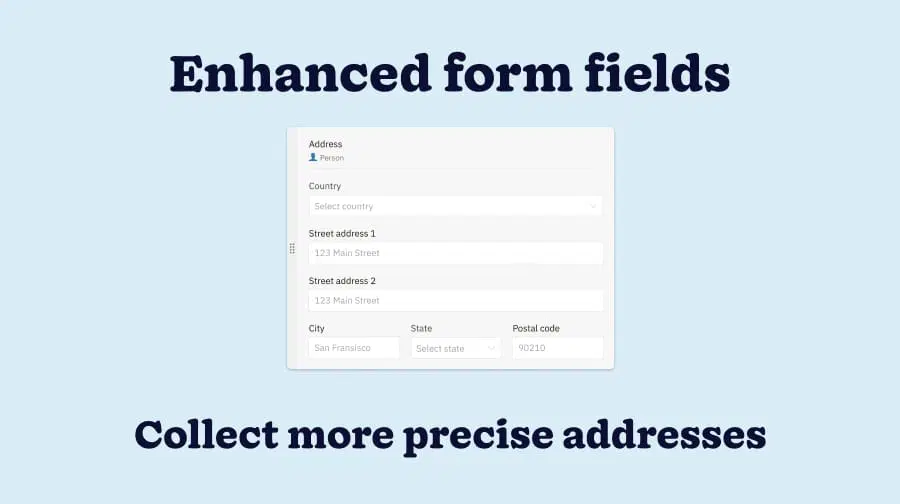 Enhance Your Web Forms With Separate Address Fields