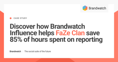 FaZe Clan + Brandwatch Influence