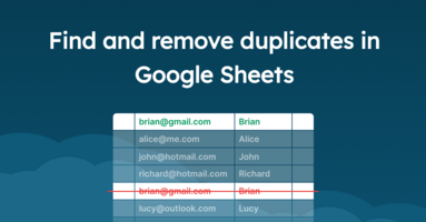 4 ways of checking for duplicates in Google Sheets