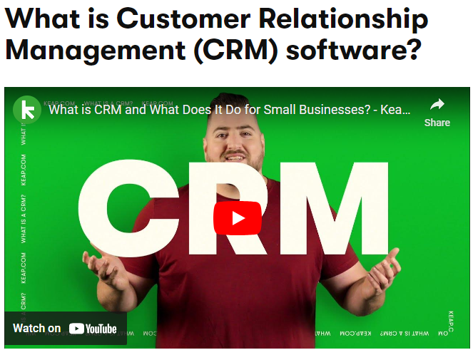 What is CRM?