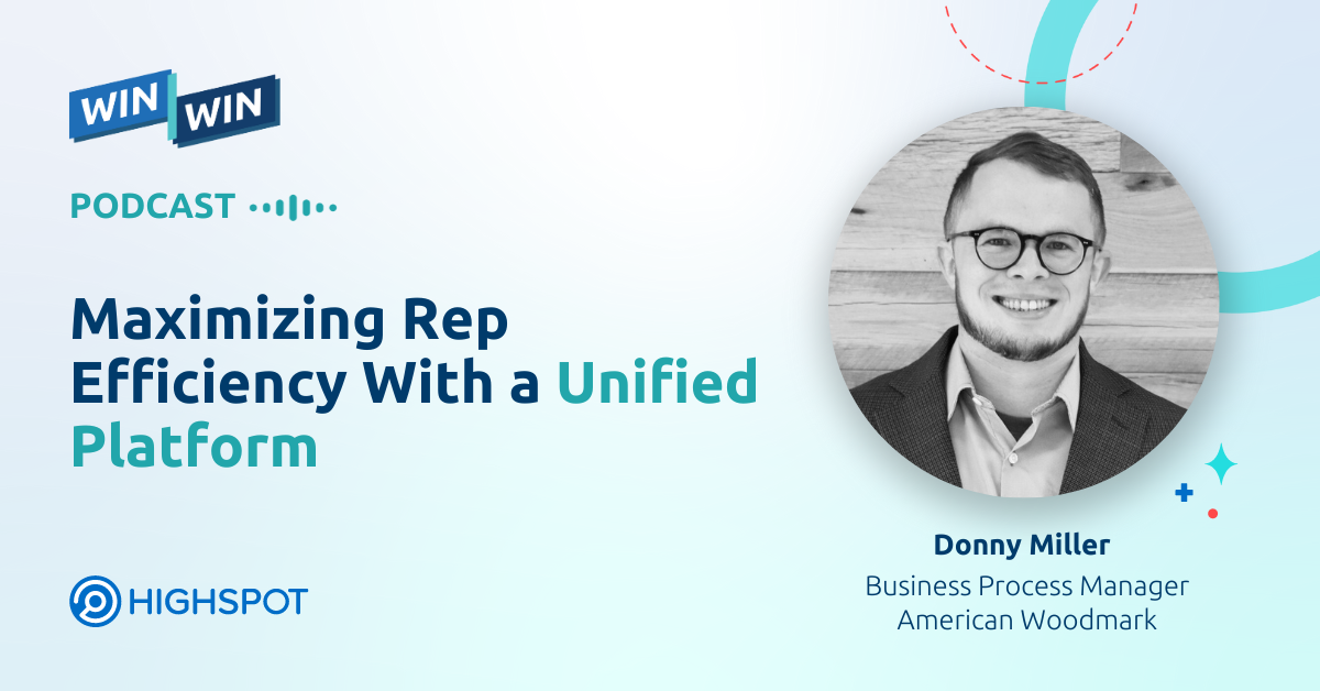 Episode 66: Maximizing Rep Efficiency With a Unified Platform