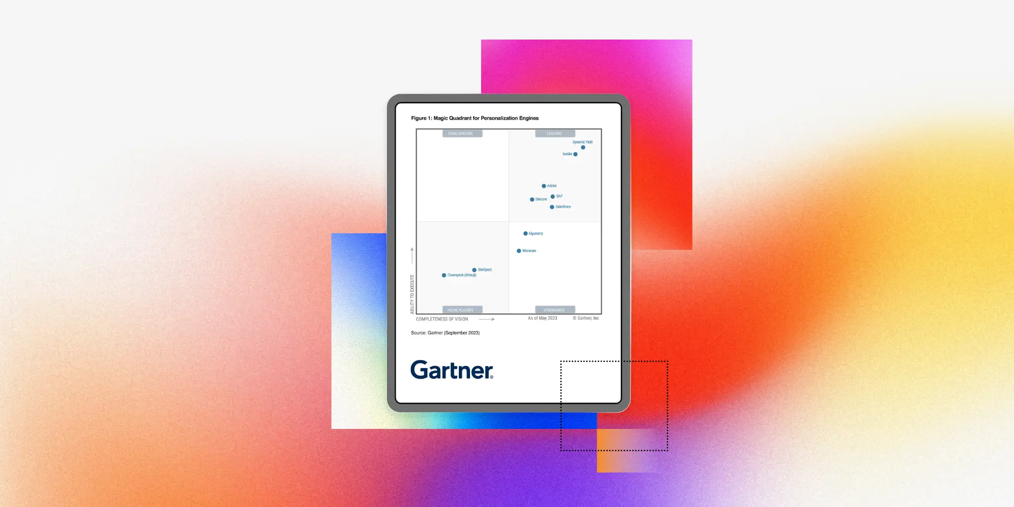 Adobe named a Leader in the 2023 Gartner® Magic Quadrant™ for Personalization Engines