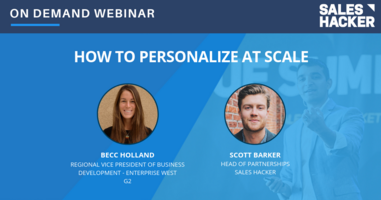 How to Personalize at Scale 