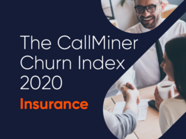 US CallMiner Churn Index for Insurance Organizations
