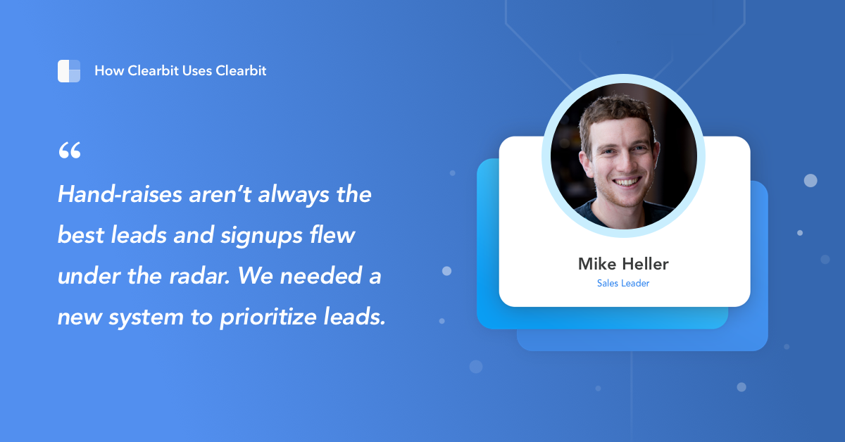An inside look at Clearbit's ICP and lead scoring model
