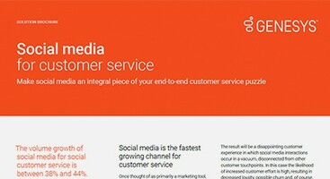 Social Media for Customer Service