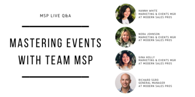 Mastering Events with the Modern Sales Pros Team