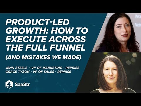 Full-Funnel Product-Led Growth w/ Jenn Steele, VPM at Reprise and Grace Tyson, VPS at Reprise