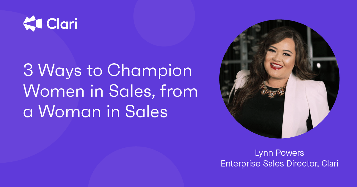 3 Ways to Champion Women in Sales
