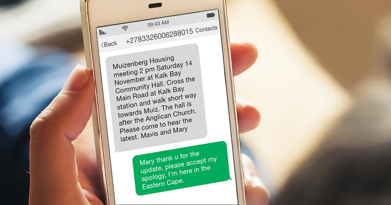 SMS Keeps Locals in the Loop