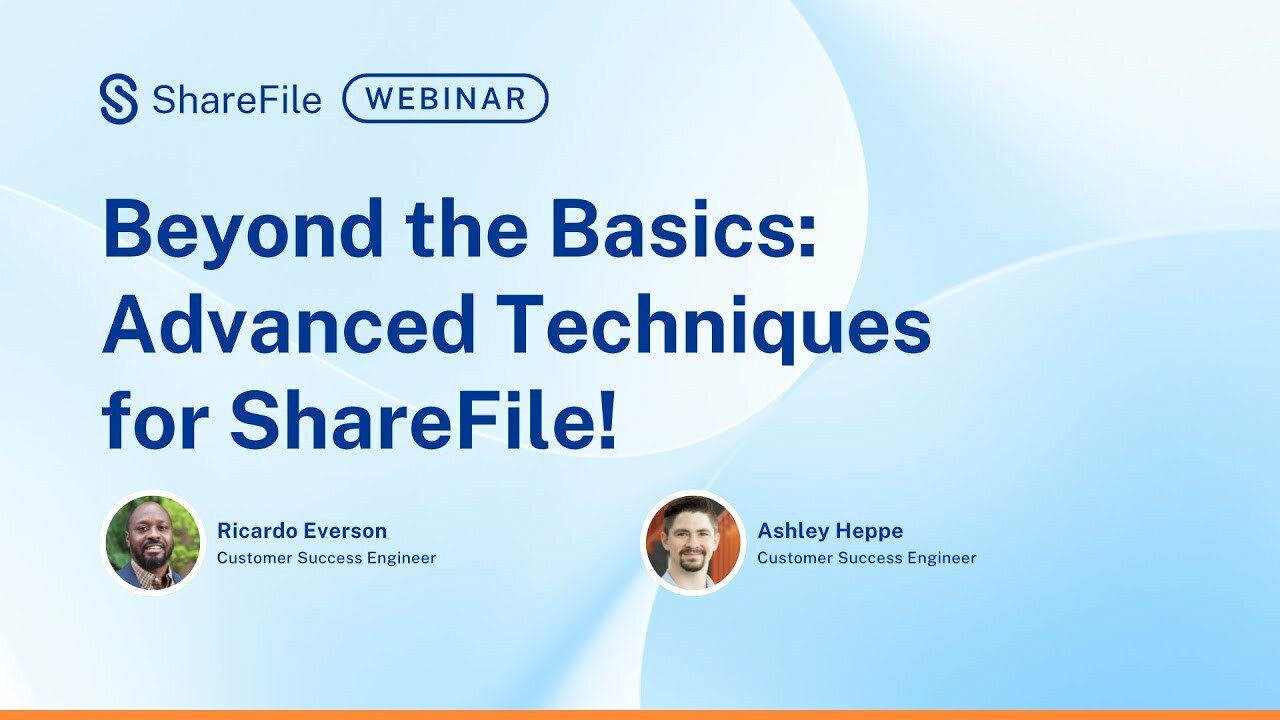 Beyond the Basics Webinar!
