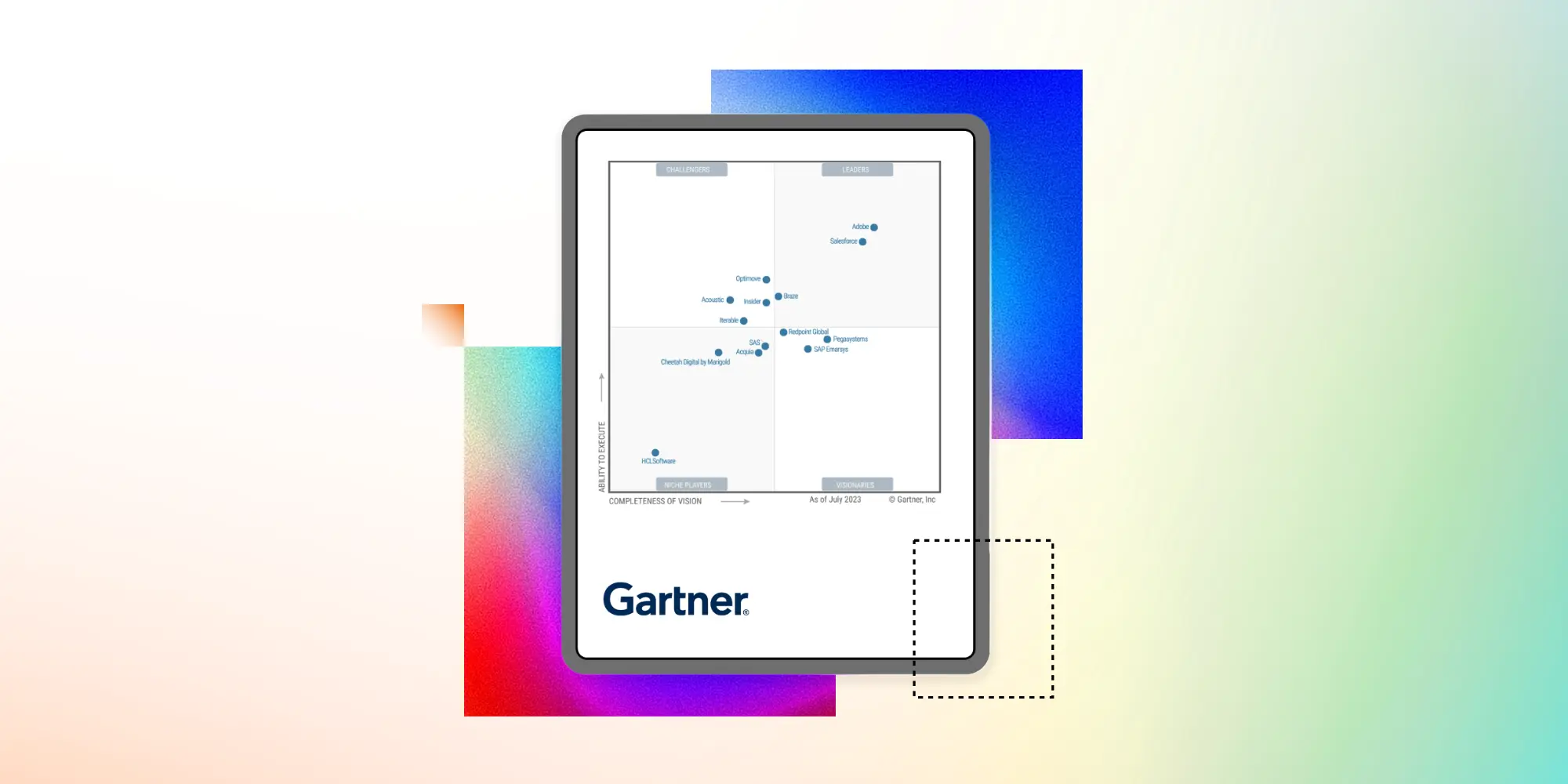 Adobe recognized in 2023 Gartner® Magic Quadrant™ for Multichannel Marketing Hubs