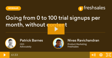 Going from 0-100 signups per month | Webinar