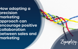 How adopting a precision marketing approach can encourage positive collaboration between sales and marketing | Zymplify