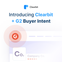 Discover and capture more pipeline with Clearbit and G2