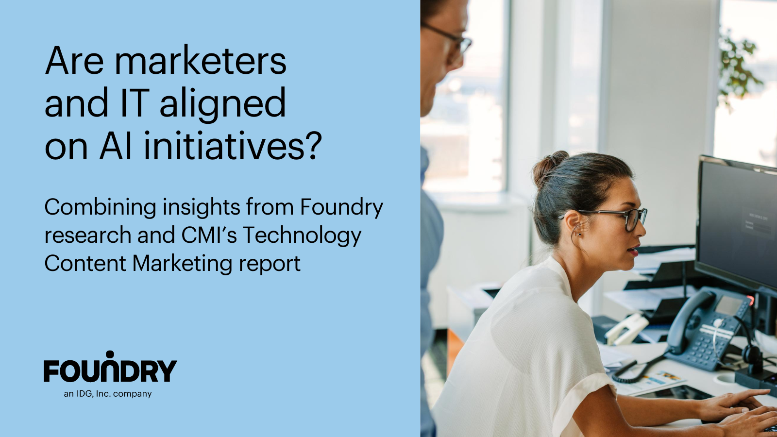 Are marketers and IT aligned on AI initiatives?