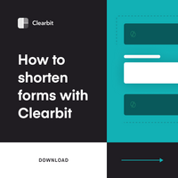 How to shorten forms with Clearbit