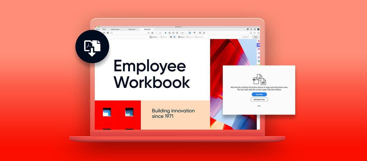 Combine PDF files with ease using Acrobat online tools