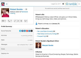 Contacts Widget for Safari, HootSuite and Chrome
