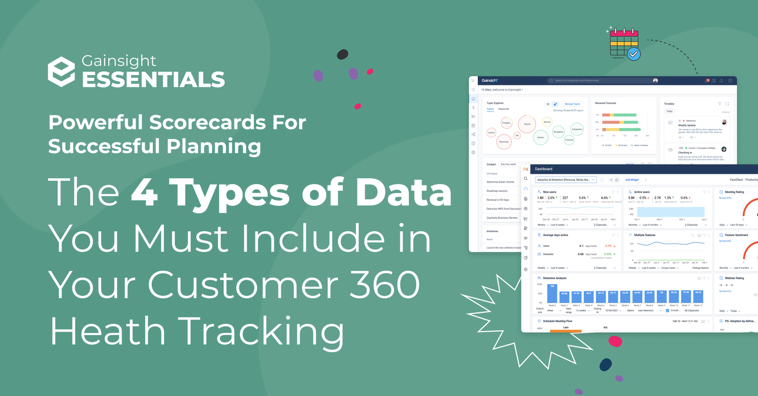 Data You Must Include in Your Customer Health Scorecard | Gainsight