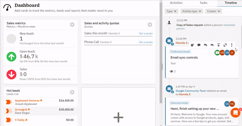 Nutshell Announces New Email Sync Controls