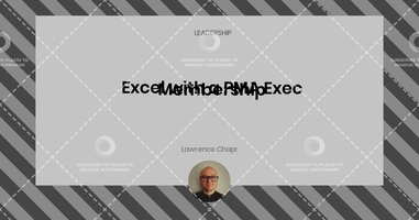 Excel with a PMA Exec Membership