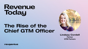 Lindsay Cordell - Founding Partner At GTM Partners - The Rise of the Chief GTM Officer