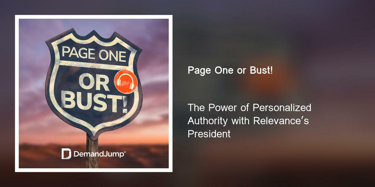 The Power of Personalized Authority with Relevance's President