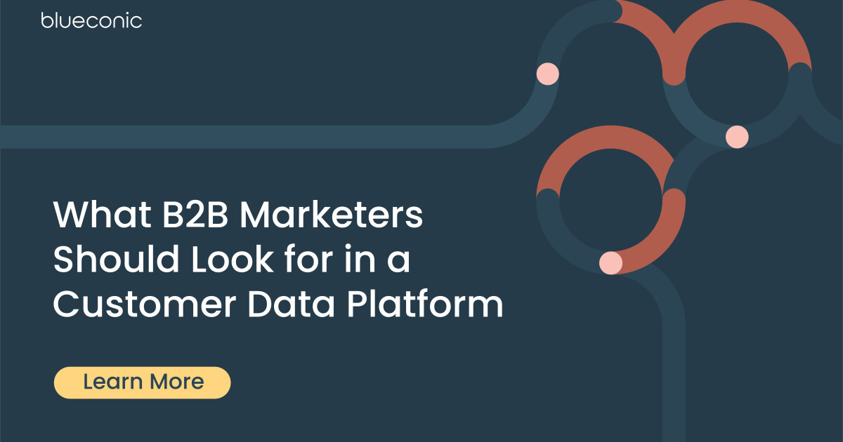 What B2B Marketers Should Look for in a Customer Data Platform