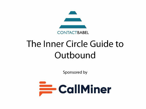 ContactBabel US Inner Circle Guide to Outbound Contact Centers