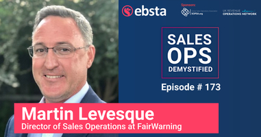 Sales Ops as Internal Consultants - Martin Levesque