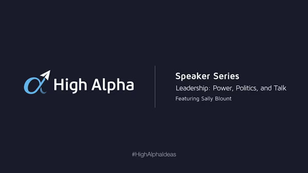 Speaker Series with Sally Blount, Dean of the Kellogg School of Management