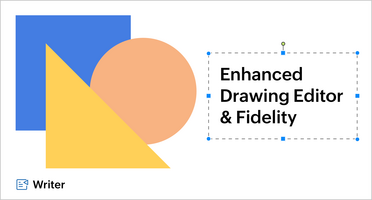 Enhanced Drawing Editor & Improved Document Fidelity