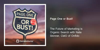 The Future of Marketing is Organic Search with Nate Skinner, CMO of Onfido
