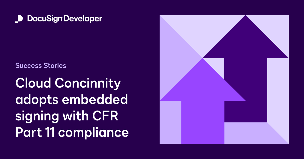 Cloud Concinnity adopts embedded signing with CFR Part 11 compliance