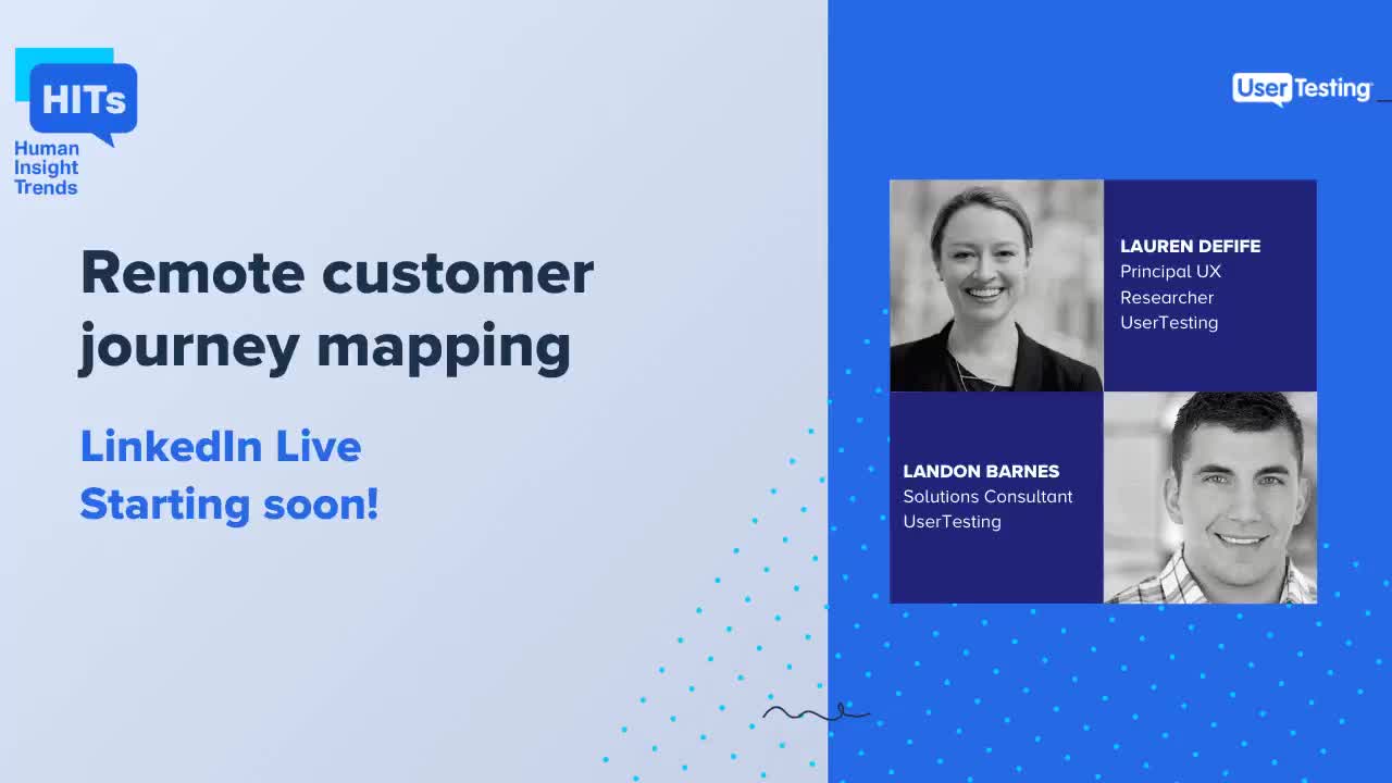 UserTesting on LinkedIn: Remote customer journey mapping | 58 comments