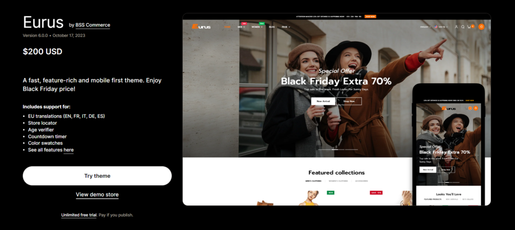 18+ Best Single Product Shopify themes in 2023