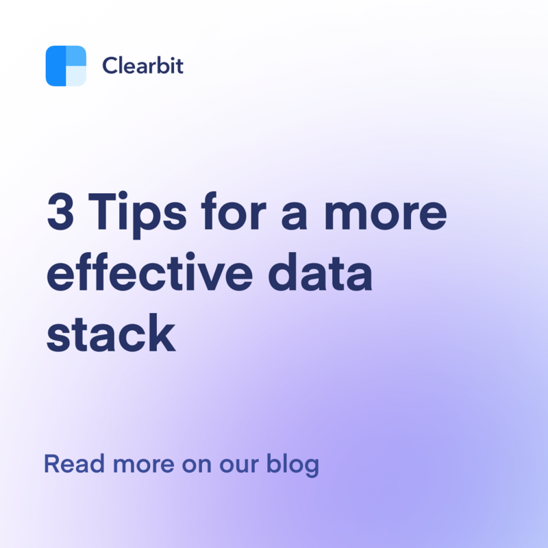 3 Tips for a more effective data stack