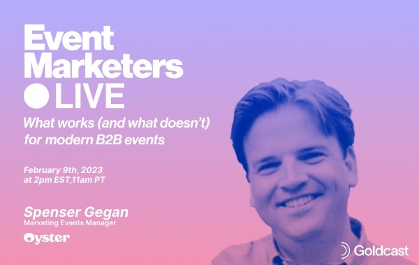 Event Marketers Live With Spenser Gegan