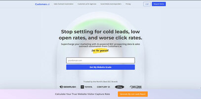 Customers.ai increased their average sale price, number of sales, revenue from email, open rates, and click rates in six months with lead prospecting and marketing automation tools.