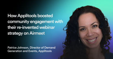 How Applitools boosted community engagement with their re-invented webinar strategy on Airmeet