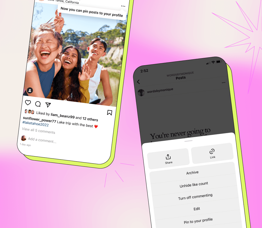 Instagram Grid Pinning Rolls Out to All Users