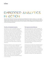 Embedded Analytics in Action