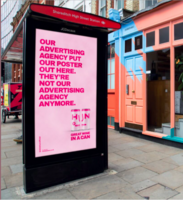 Clever billboard that uses context to create a bigger story - Swipe File